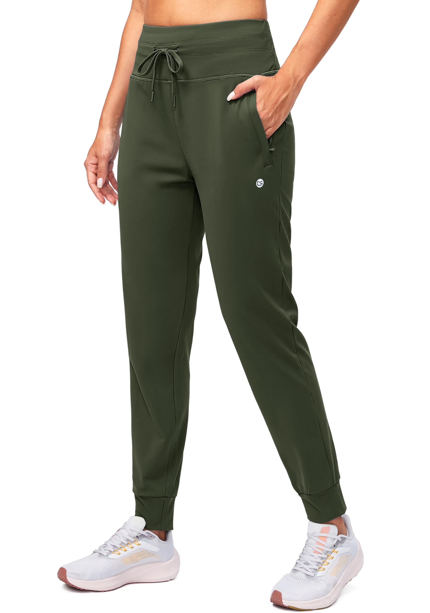 G Gradual Women's Fleece Lined Joggers Water Resistant Hiking Pants