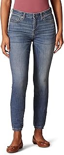 Amazon Essentials Damen Kurvige Skinny-Stretch-Jeans mit Mittelhohem Bund – Auslaufmodell