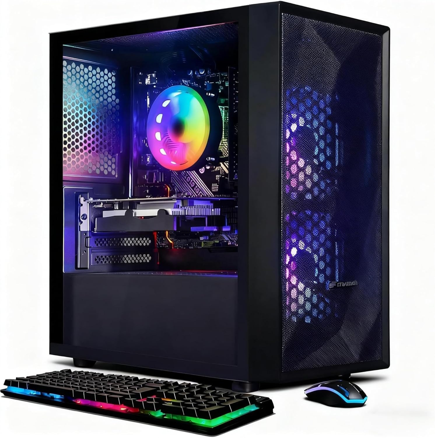 STGAubron Gaming PC Desktop,Core I5,RX 550 4G,16G RAM,512G SSD | Gaming Computer
