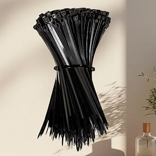 100pcs Self Locking Nylon Cable Ties 3.6 x 100mm Heavy Duty Plastic Zip Ties for Cable Management and Organization