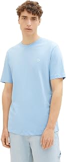 TOM TAILOR Denim Herren Rounded Hem t-Shirt 1037655