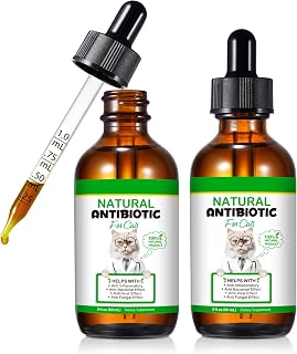 Cat Antibiotics for Infections 120ml Vitamins for Cats Supplements Antibiotic Ointemnt Cats Vitamin Paste Support Immune System & Cat Allergy Relief