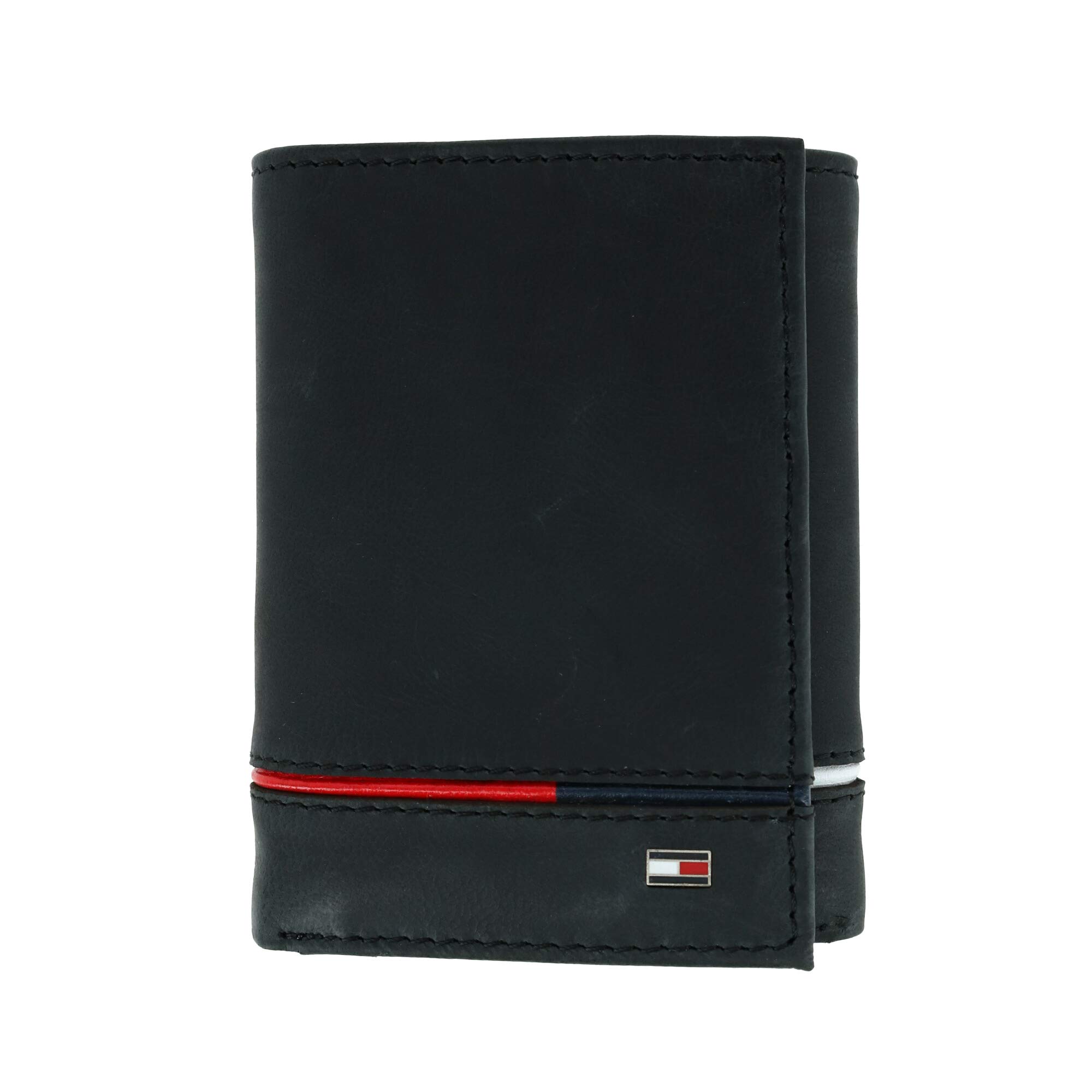 Tommy Hilfiger LEIF RFID Trifold Dual ID Mens Leather Wallet