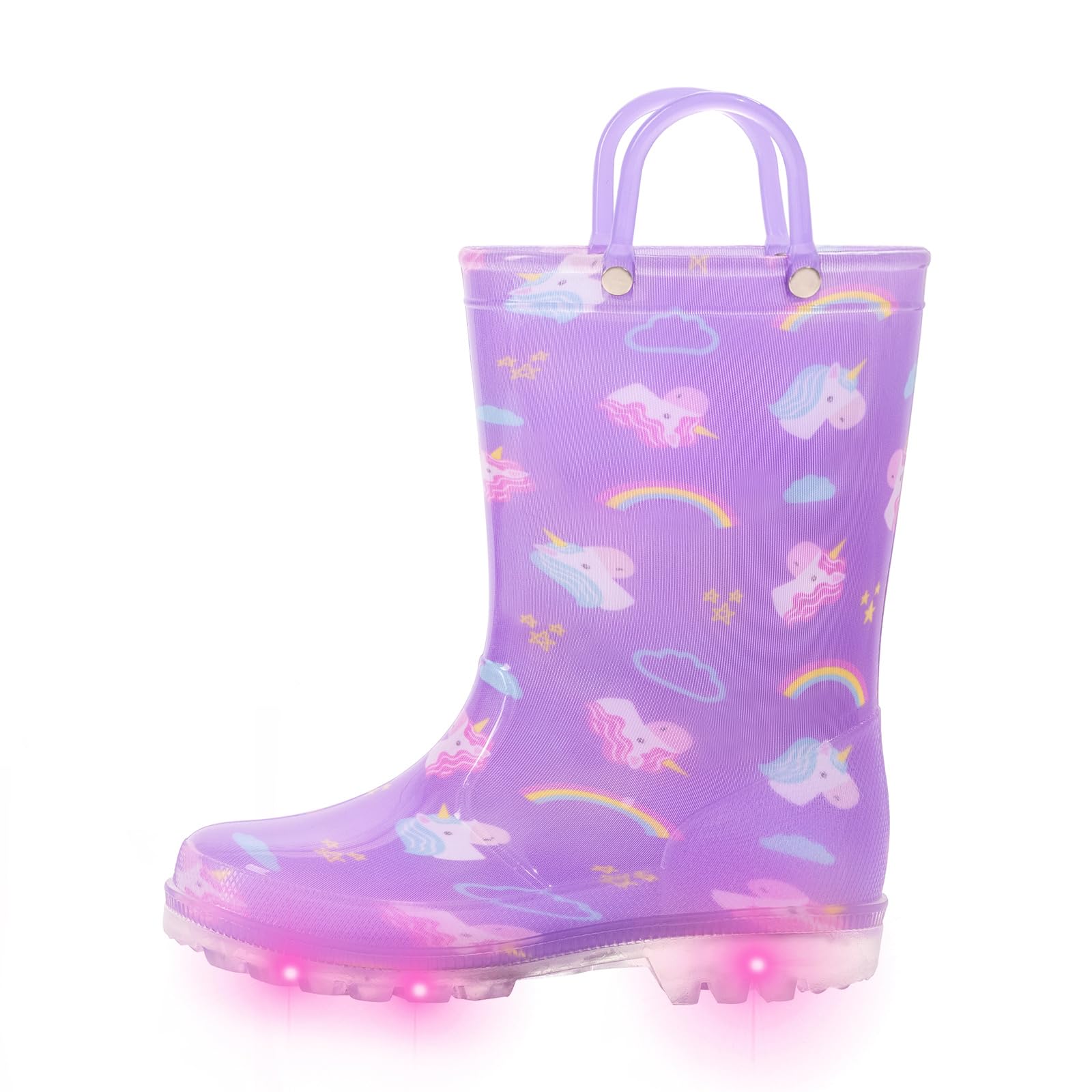 Kids Light Up Rain Boots for Girls & Boys