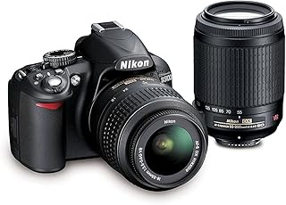 Nikon D3200 24.2 MP CMOS Digital SLR Camera with 18-55mm and 55-200mm VR DX Zoom Lenses Bundle