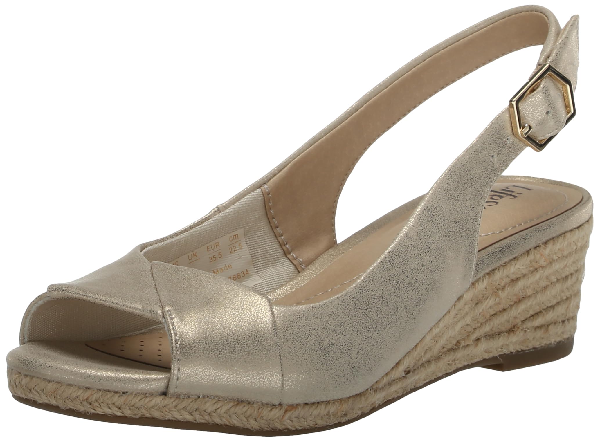 LifeStride Women's Socialite SandalEspadrille Wedge Sandal