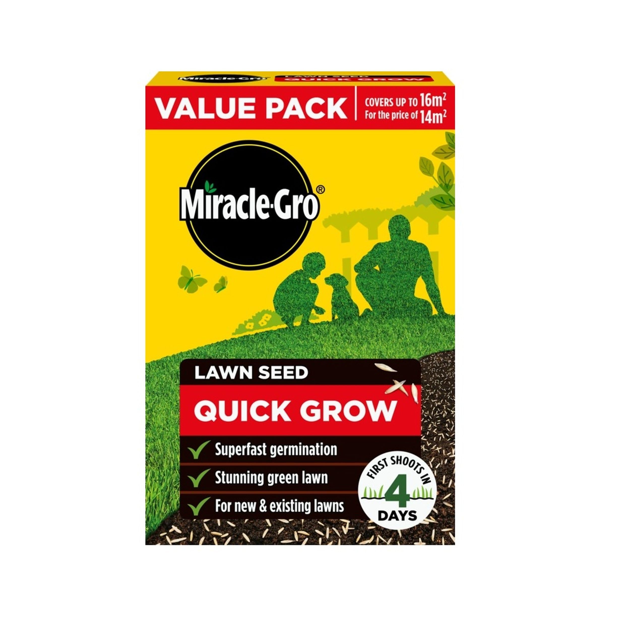 Specialist Lawn Seed 480g Ryegrass Fescues 16m² Coverage 4 Day Germination | 16m
