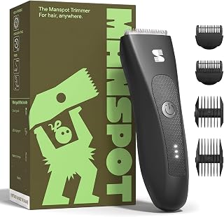 MANSPOT Body Hair Trimmer Men, Manscape Ball & Groin Trimmer