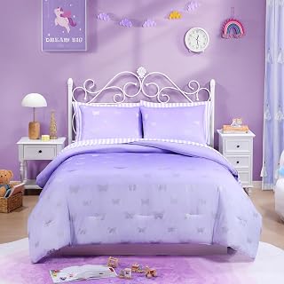 Queen Comforter Set with Sheets for Girls-7 Pieces Soft Queen Bedding Sets