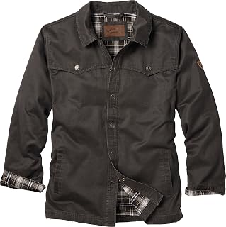 Legendary Whitetails mens Stockyards Lonestar Waxed Canvas Shirt Jacket