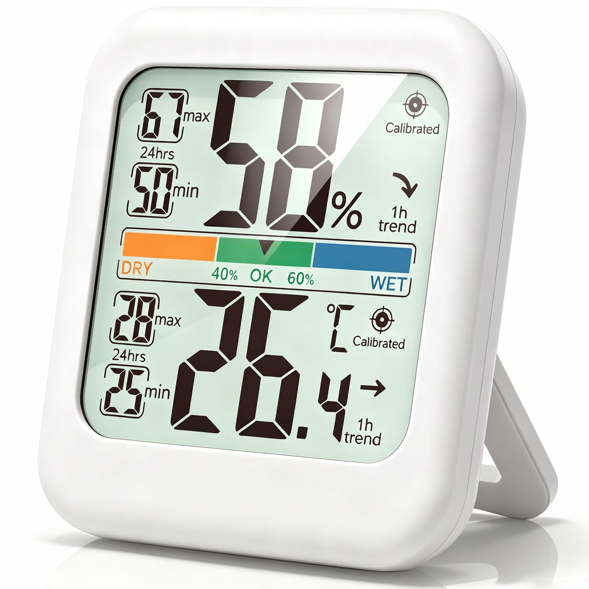 G.CATACC Room Thermometer Indoor Hygrometer Temperature Humidity Meter | 5s Fast
