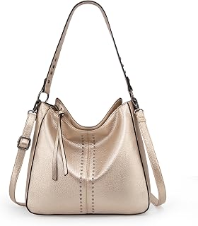 Montana West Hobo Bag for Women, Crossbody Bag and Handbags for Women, Elegant Shoulder Handbags, Gold