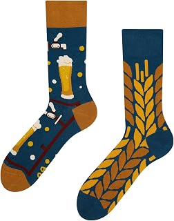 Dedoles Unisex Socks for Women, Men and Kids Cotton Funny Designs Soccer Bicycle Horses Plants Gift Left Right Different