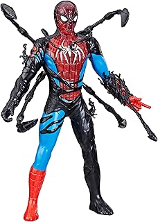 Marvel Spider-Man VenomVersus Spider-Man Liquid Shifter Action Figure with Accessories, Black