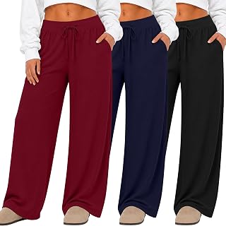 Neer Women's Plus Size Pants 3 Pack