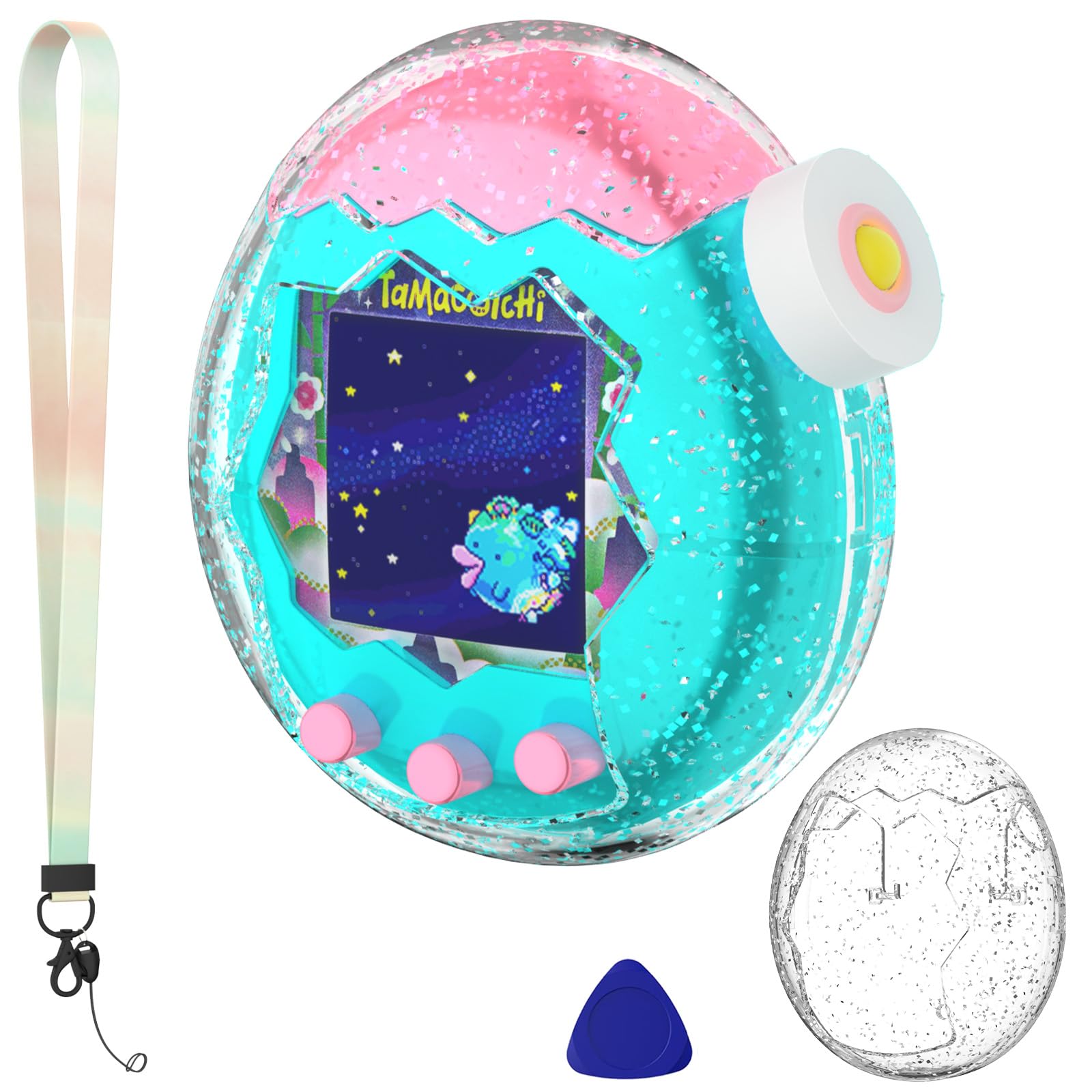 Case for Tamagotchi Paradise，Transparent Hard PC Protective Cover Compatible wit