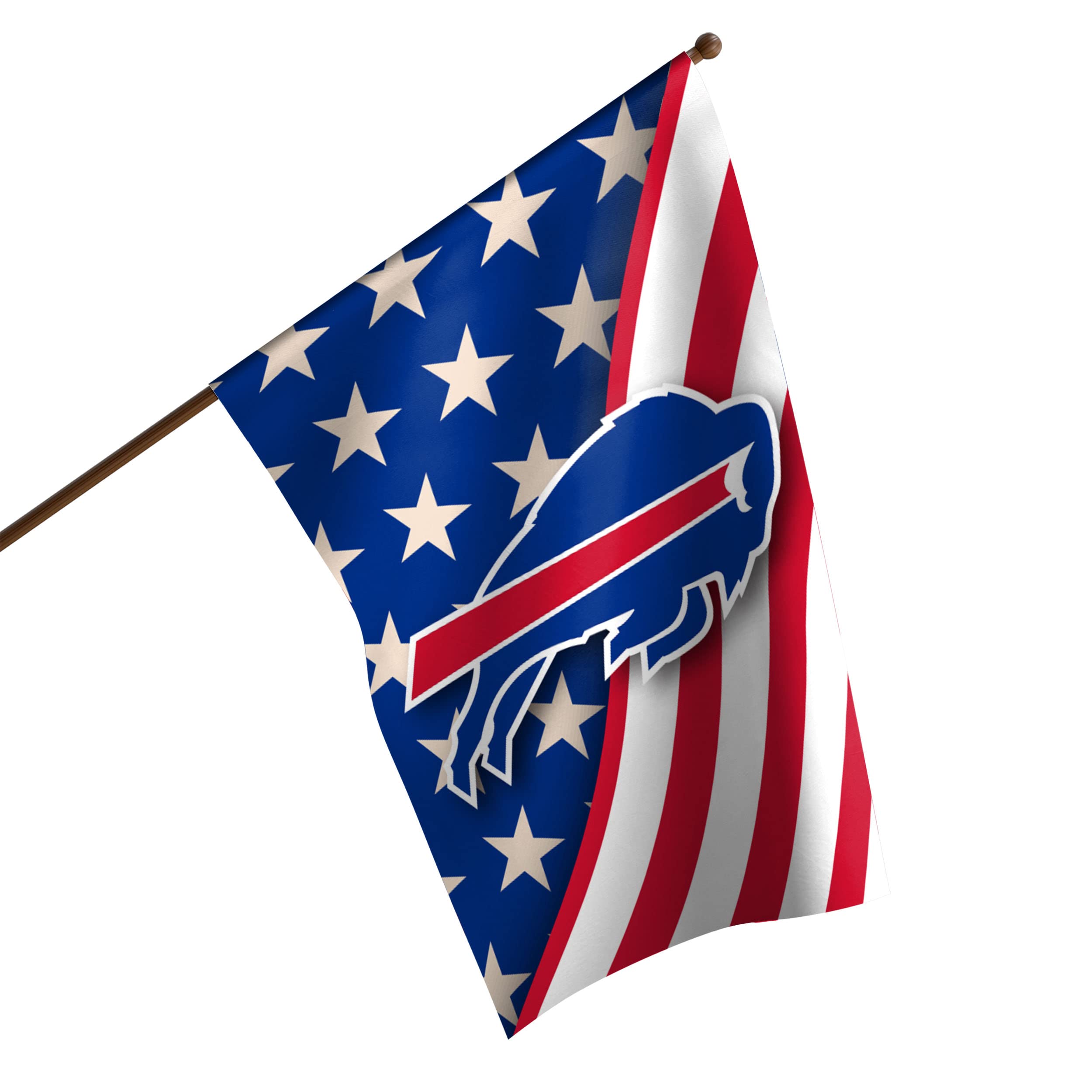 NFL Double Sided Team Logo Vertical Flag (40" x 28")