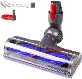OTTWL Anti-Tangle Replacement Head Compatible with Dyson V8 V10 V11 V15 | Upgrade Vacuum Head, 43 Anti-Tangle Vanes, for Thin Carpet and Hard Floor, Quick Release, 9.84 IN