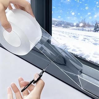 SWRT Window Sealing Tape, 2 in x 33 FT, 20 Mil, Winter Insulation | Blocks Cold Drafts; Helps Reduce Heat Loss; 20 Mil Thick Barrier; Strong Adhesion; Residue-Free Seasonal Removal