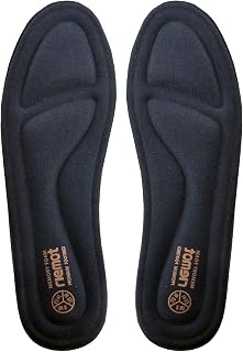 riemot Memory Foam Insoles Men Women, Shoe Insole for Work Boots and Walking Shoes, Sport Insoles for Shock Absorption and Cushioning, Comfort, Fluffy Women Navy Blue 36 EU 36 EU