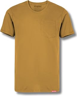 Kingsted Pocket T-Shirts for Men - Super Soft & Comfy 100% Cotton Shirts