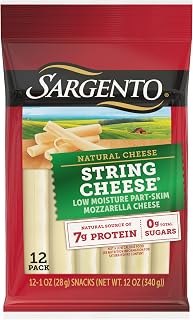 Sargento Mozzarella String Cheese Sticks, 12-Count