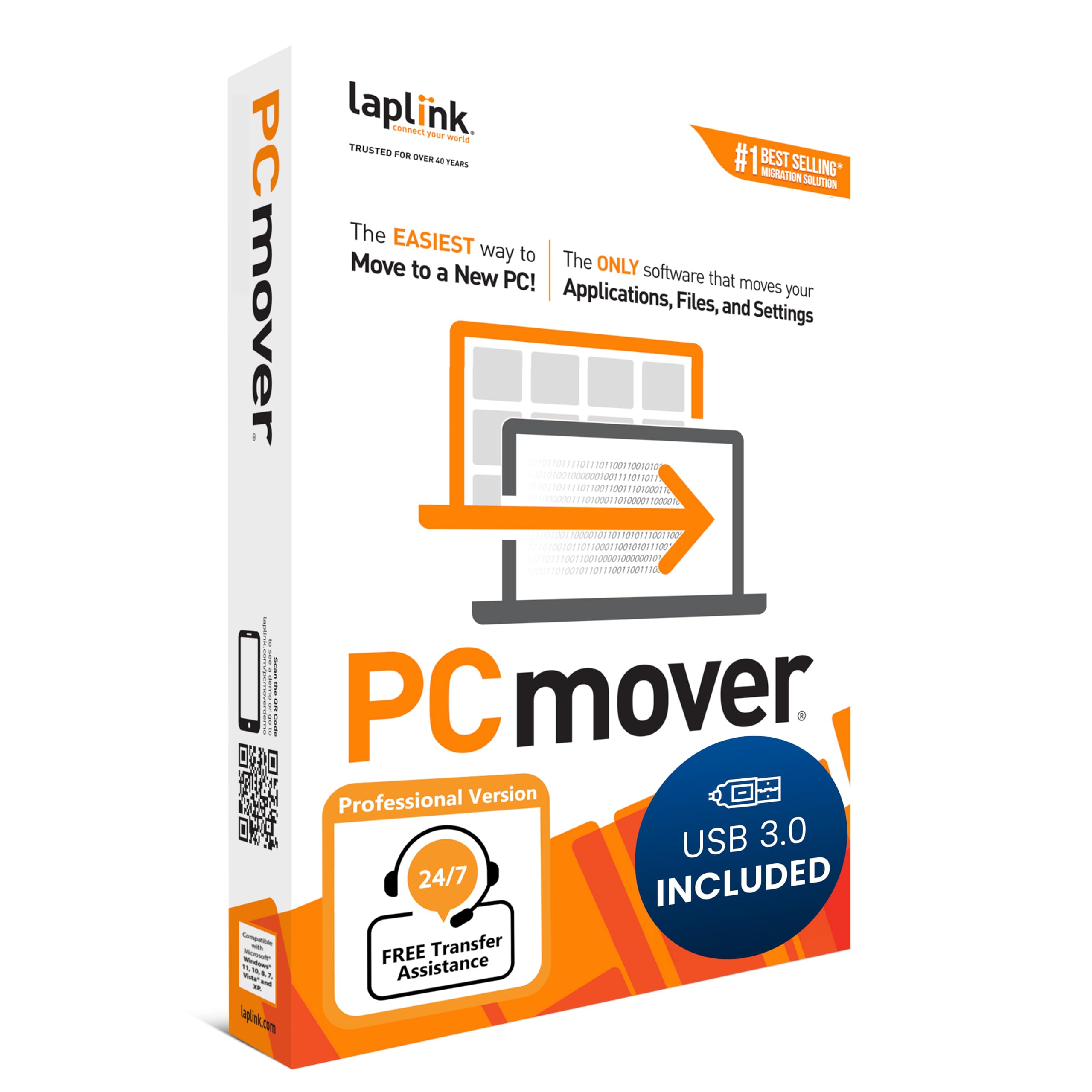 Laplink PCmover Professional 11 - Migration of your Applications, Files and Sett