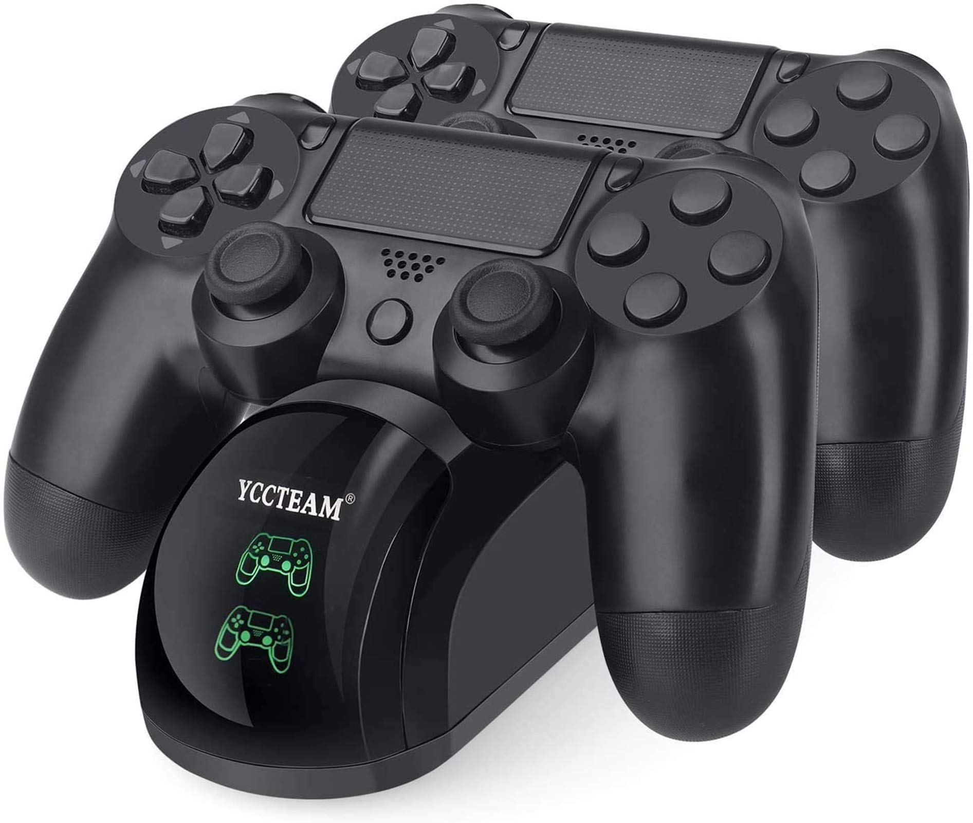 YAEYE PS4 Controller Charger, Fast Charging Docking Station for PS4 / PS4 Slim /