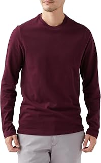 [Amazon Essentials] Tシャツ スリムフィット 長袖 メンズ