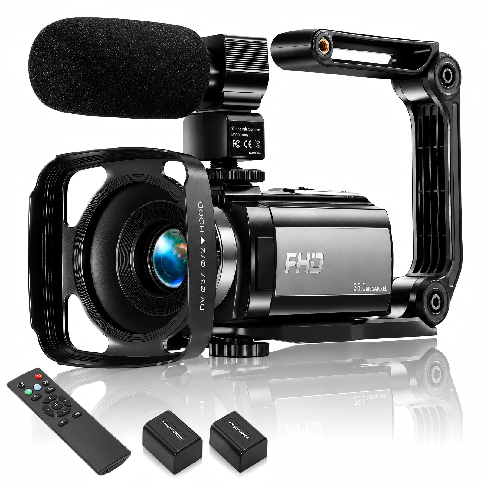 Xoieod Video Camera Camcorder Full HD 1080P 36MP 16x Zoom for YouTube | Vlog cam