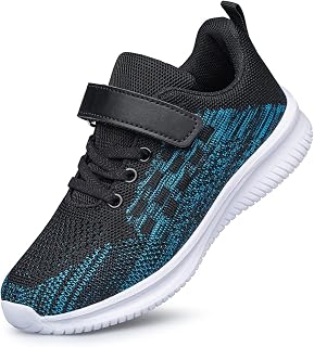 BNV Boys Girls Trainers Unisex Lightweight Breathable Athletic Running Tennis Fitness Shoes for Kids/Big Kids