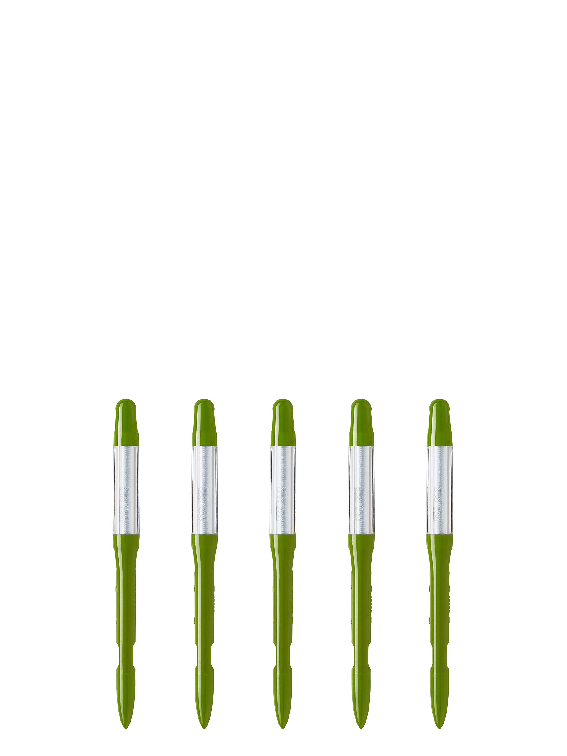 Sustee Aquameter, Set of 5, Plant Soil Moisture Sensor (Green, Small)