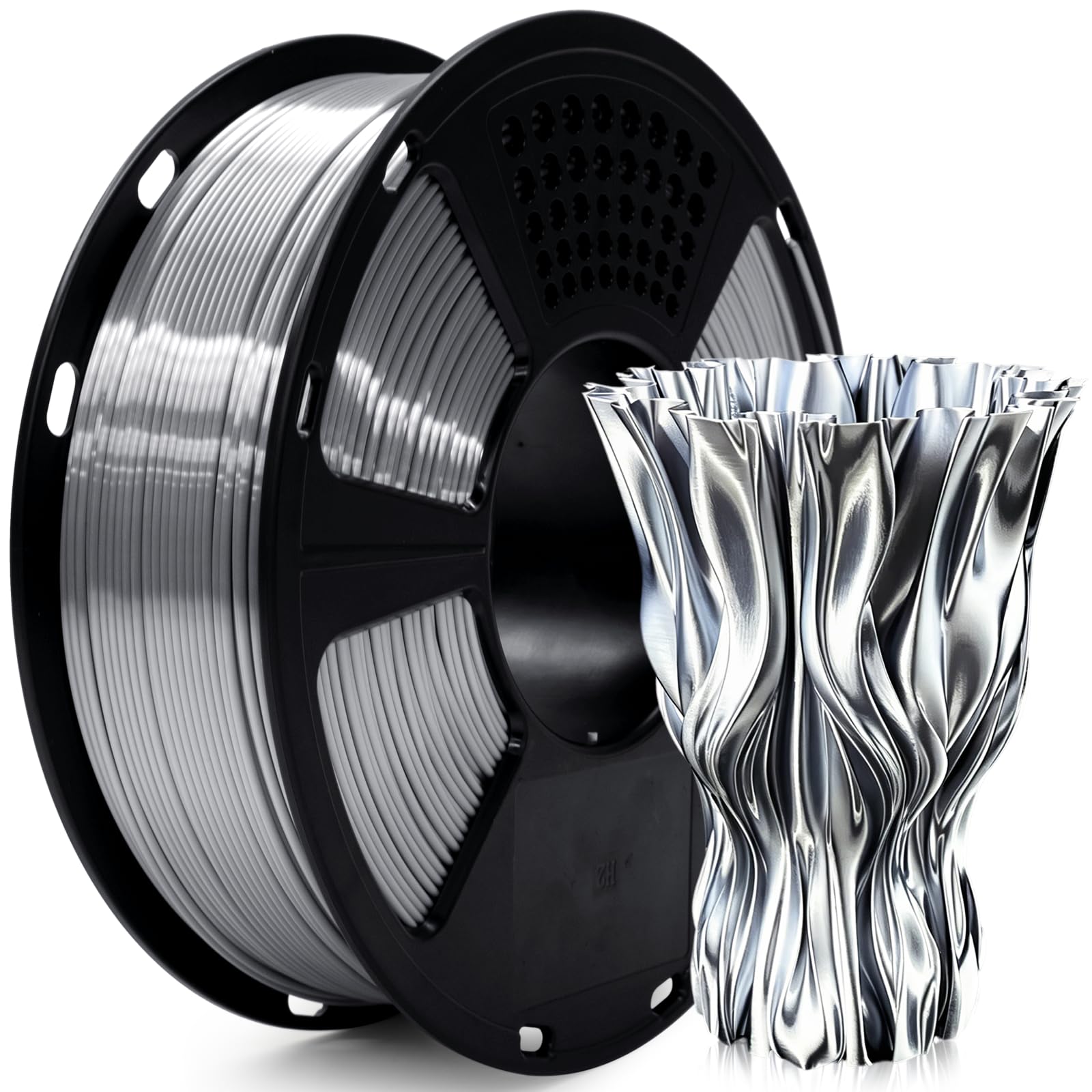 GIANTARM PLA Filament 1.75 mm, 1 kg Silk Silver