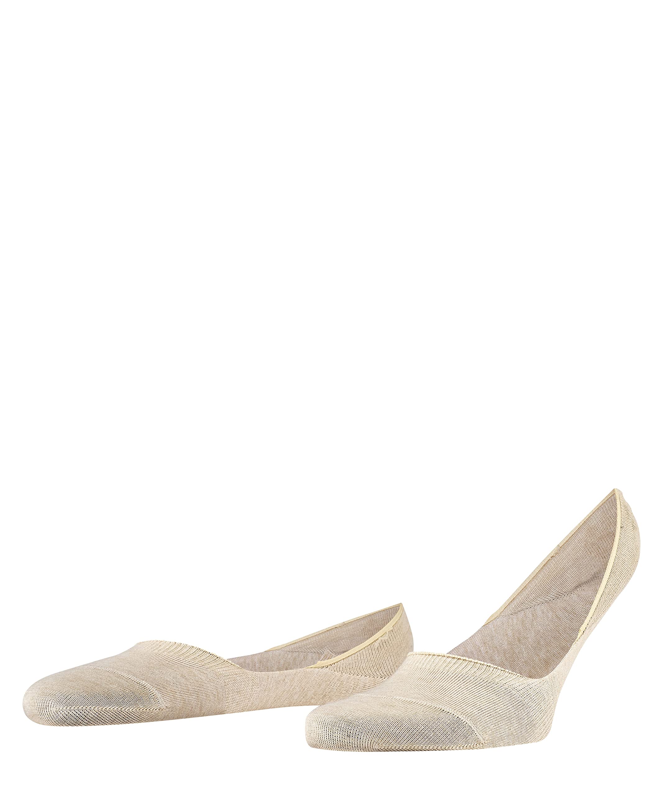 FALKE Men's Invisible Step Medium Cut Box Liner Socks Cotton Breathable