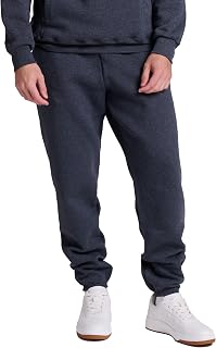 Russell Athletic Men's Dri Power Fleece Elastic Bottom Sweatpants, Relaxed Fit, Moisture Wicking, with or Without Pockets