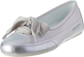 Candice Cooper Candy Bow Flats in Plongé Nappa Leather and Buffered Leather