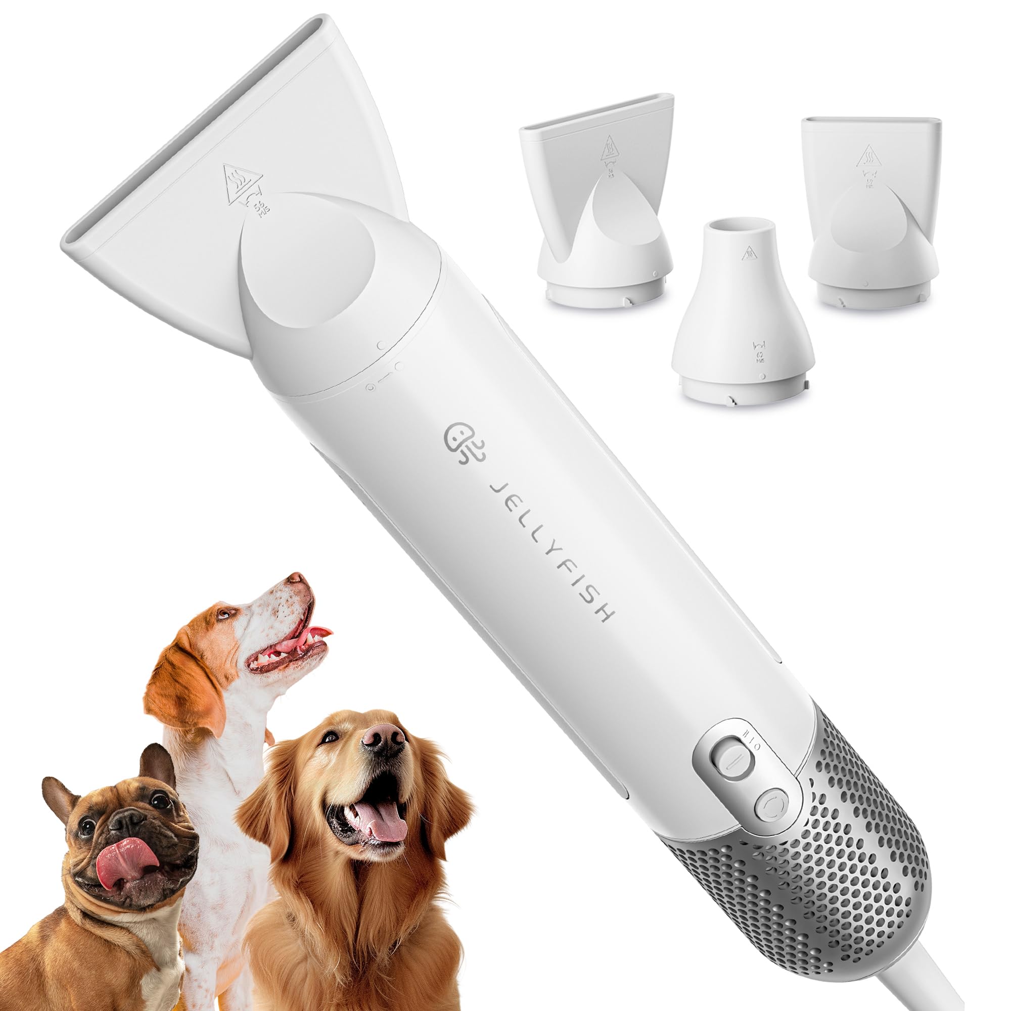 Jellyfish Dog Dryer for Pet Grooming, Pet Drying, High Speed Pet Blower, Small, 