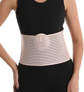 Umbilical Hernia Band: Men and Women - Abdominal Hernia Support, Ergonomic Umbilical Hernia Belt, Postpartum Belly Sleeve/Postpartum Band: Orthopedic (S/M)