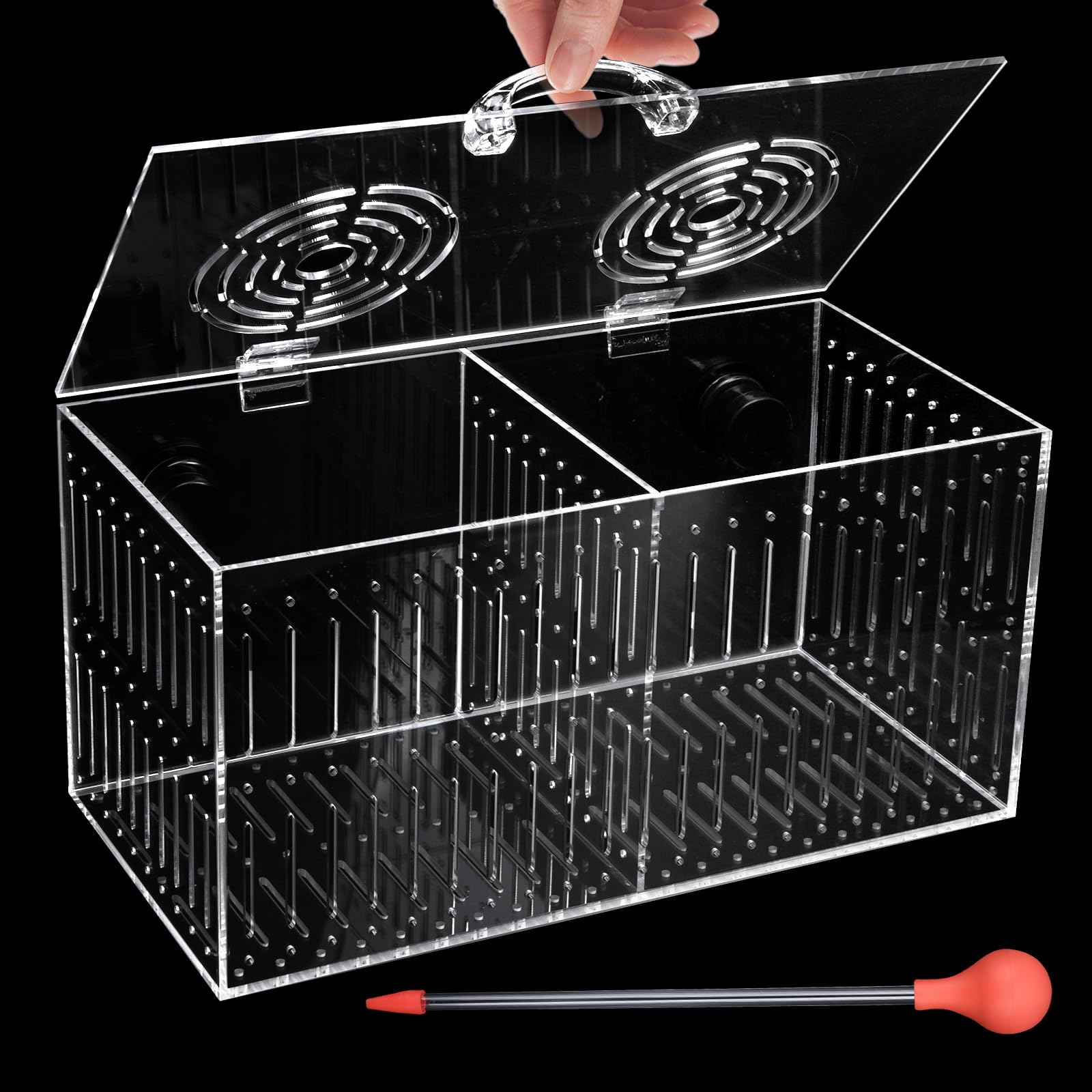 Magnet Acclimation Box for Saltwater Fish Quarantine Aquarium Isolation Box for 