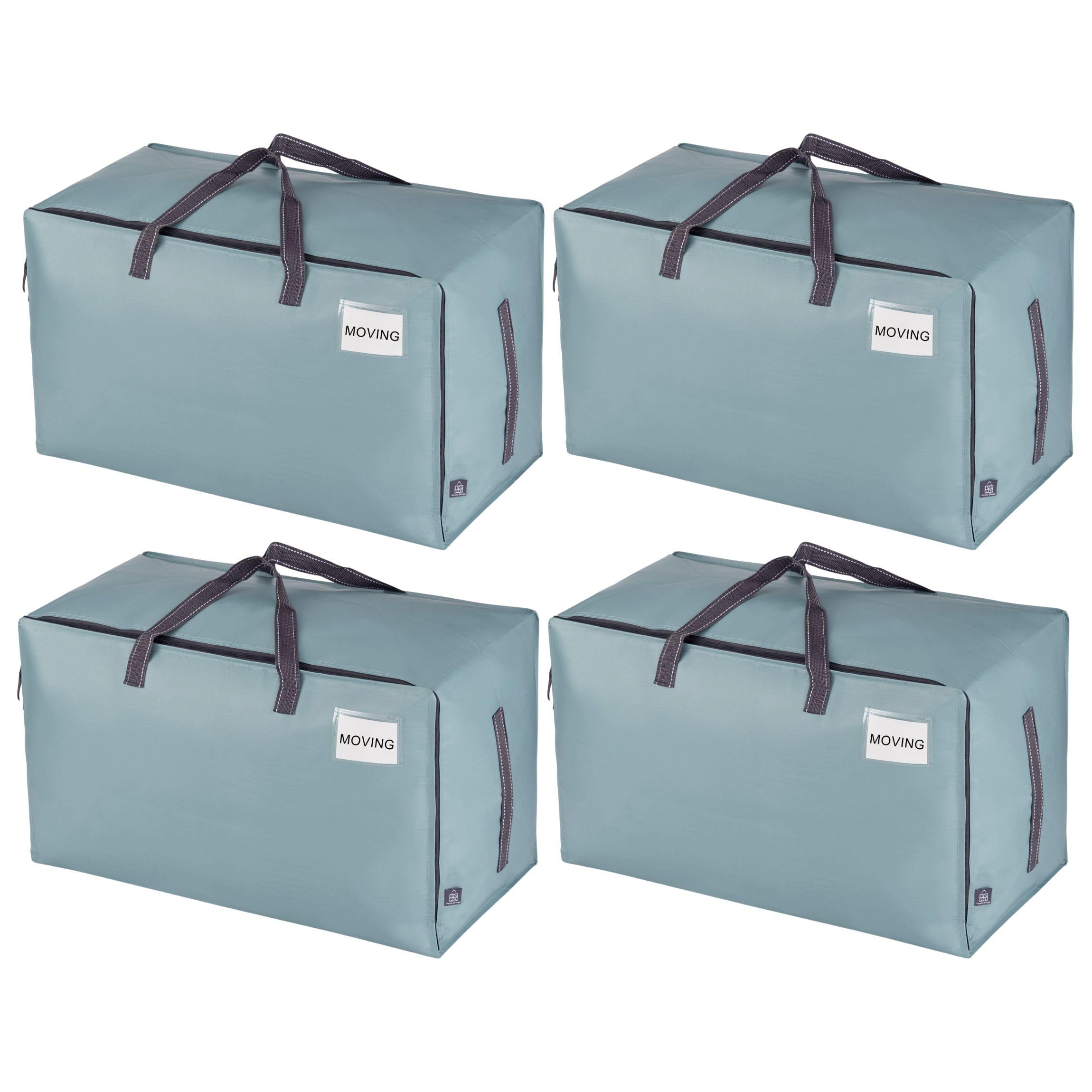 VENO Heavy Duty Moving Bags Extra Large Foldable Storage Bags with Zippers & Car