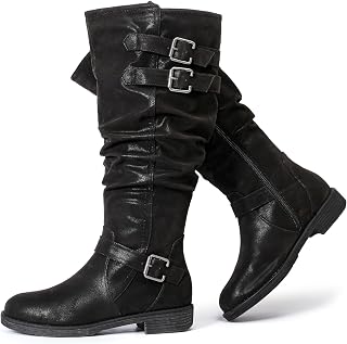 Luoika Women's Extra Wide Calf Knee-High Boots