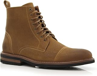 Men's Ankle Dress Boots | Lace-up Casual Fashion Boot Collection | Cap Toe & Plain Toe Styles |