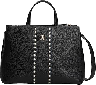 Tommy Hilfiger Women's Large Timeless Satchel Bag With Removable Crossbody Strap