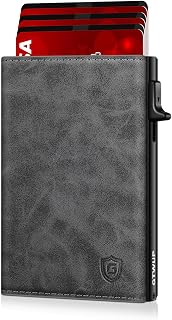 Wallet for Mens Portefeuille Pour Homme RFID Card Holder with 2 ID Windows