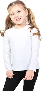 Lilax Girls Basic Long Sleeve Round Neck T-Shirt