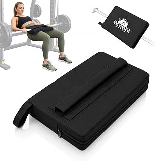 Lights Mountain Square Hip-Thrust Pad Protective Extra Thick foam pad for Barbell Weightlifting Hip Thrusts and Glute Bridges Workouts Home Gym Equipment