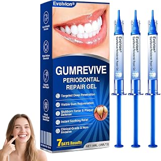 Evolvion GumRevive Periodontal Repair Gel, 2026 New Professional Gum Protect Dental Gel, Hydroxyapatite Oral Care, Protect Gums and Freshen Breat, Easy Daily Use, Bright Tooth Appearance (1 Bottle)