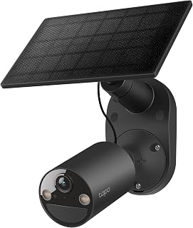 Tapo SolarCam 1080p Outdoor Wireless Security Camera, C403 KIT | Battery Power with Solar, Person Detection, Subscription-Free Local Storage or Optional Cloud, Works with Alexa & Google Home