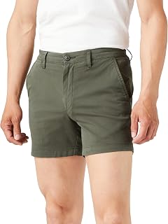 Amazon Essentials Men's No Tuck Slim Fit Comfort Stretch Chino Shorts