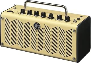 YAMAHA THR5 Desktop Guitar Amplifier, Vintage White | 10W Modeling Amp, 5 Amp Types, Built-in Effects, USB Audio, 2x3″ Stereo Speakers, Compact for Home Playing & Recording